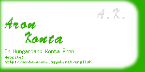 aron konta business card